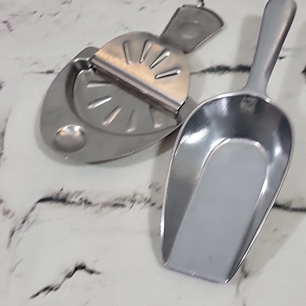 Vintage Kitchen Gadgets Random Lot Tea Strainer Scoop Melon Baller Tongs Cracker